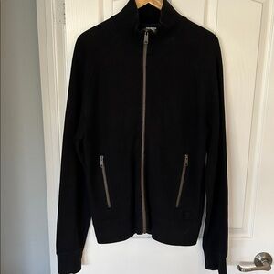 Old Navy Medium Black Zip-Up Jacket